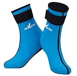 Premium Neoprene Water Snorkeling Socks Booties for Water Sports, Diving, Swimming, and Surfing Unisex