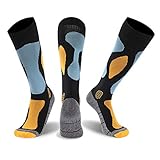 SuMade 100% Waterproof Breathable Socks, Unisex Knee High Skiing Cycling Hiking Climbing Socks 1 Pair