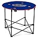 Logo Brands NCAA Florida Gators Round Tailgating Table – Portable with Foldable Legs, 4 Cup Holders, Powder-Coated Steel, and 27.6