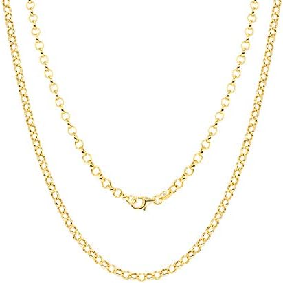 Nuragold 14k Real Yellow Gold Round Box 1.5mm Venetian LInk Chain