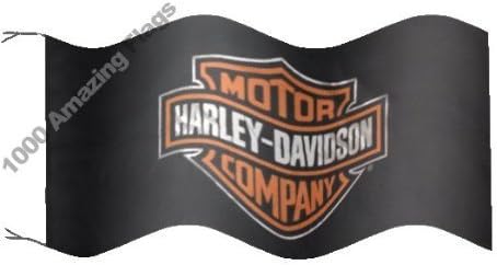 HARLEY DAVIDSON LOGO 5x3ft FLAG BANNER by HarleyDavidsons