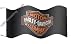 HARLEY DAVIDSON LOGO 5x3ft FLAG BANNER by HarleyDavidsons