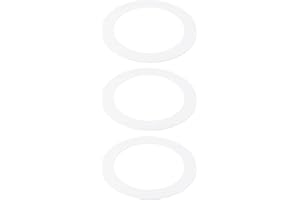 PATIKIL 4.92" ID 6.69" OD Goof Rings for Recessed Light, 3 Pack Matte White Goof Metal Trim Ring Lighting Fixture for Ceiling