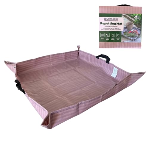 DURASACK 26"x26" Water-Resistant Repotting Mat – Indoor Plant Transplanting, So…