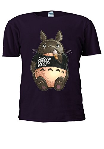 My Neighbor Totoro I Would Cuddle You Novelty Men Women Unisex Top T Shirt-XXL