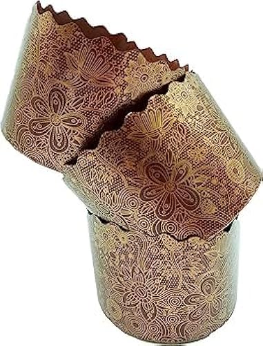 12 oz Panettone Paper Mold 12 Pack Easter Bread Paper Molds