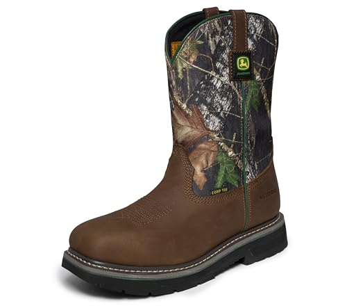 Skechers Men's John Deere Rowood, Mossy Oak Shaft, Comopsite Toe Waterproof Wel…