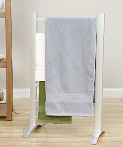 Towel Warmer Bathroom Accessories Rack For Delicates,Dish Towels,Mats,Blankets And Eliminates Mold And Mildew Growth-Freestand Or Wall Mounted