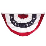 Super Tough Sewn Polyester Pleated Fan, 18 by 36-Inch