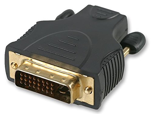 Pro Signal PSG02582 DVI-D Plug to HDMI Socket Adaptor, Gold Plated ...