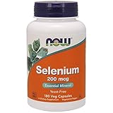 NOW Foods Selenium 200 mcg VCaps, 180 ct
