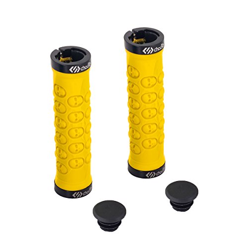 yellow bike handlebar grips