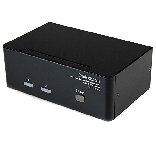 Startech.com SV231DD2DUA 2 Port Dual DVI USB KVM Switch
