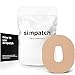 SIMPATCH - Dexcom G6 Adhesive Patch (25-Pack) - Waterproof Adhesive, CGM Patches - Multiple Color Options