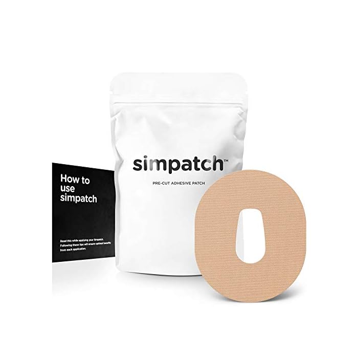 SIMPATCH – Dexcom G6 Adhesive Patch (25-Pack) – Waterproof Adhesive, CGM Patches – Multiple Color Options