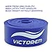 Victorem Pull Up Assistance Bands - Set of 5 - Power Resistance Bands for Stretching, Strengthening, Therapy, Upper and Lower Body Exercises - with 5 Mini Loop Bands - Bright Color Set