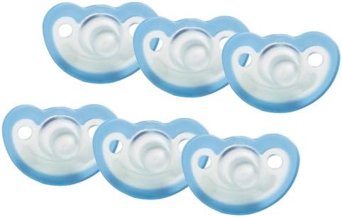 JollyPop 0-3 Months Pacifier 6 Pack Vanilla Scented - Blue
