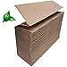 Recycled Unbleached Eco Paper Towels, 1000 Z Multifold Brown Organic 100% Post Consumer Waste