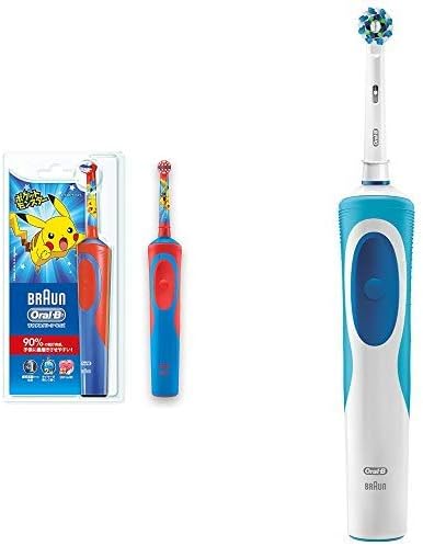 Amazon セット買い ブラウン オーラルb 電動歯ブラシ 子供用 Dkpkmb すみずみクリーンキッズ 本体 レッド ポケモン 歯ブラシ オーラルb 電動歯ブラシ すみずみクリーンex 1モードタイプ D113ae D113ae ブラウン Braun 電動歯ブラシ 通販