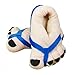 Eforstore Funny Winter Toe Big Feet Warm Soft Plush Slippers Novelty Gift Adult Shoes