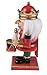 Clever Creations Red Drummer 7 Inch Traditional Wooden Nutcracker, Festive Christmas Décor for Shelves and Tables