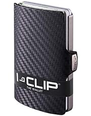 I-CLIP ® Geldbörse Carbon-Optik, Mettalic-Grey (In 2 Varianten Erhältlich)