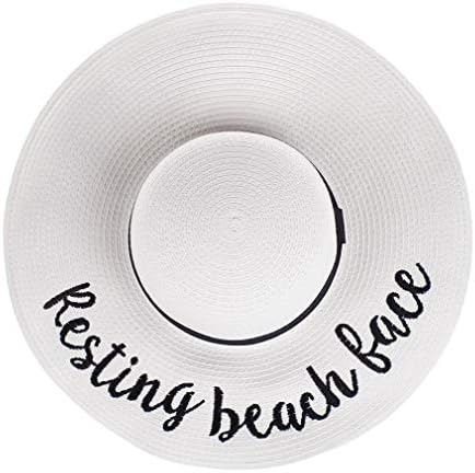 つば広帽子 麦わら帽子 レディース ガールズ ストローハット つば広 Uvカット 刺繍飾り 折りたたみ式 小顔効果 かわいい 旅行 アウトドア ビーチ 女優帽 B07tv1v9dg 776円 セール開催中最短即日発送 新作 人気 送料無料 激安 お買い得 キ フト