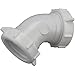 Plumb Pak 49PVCK Coupling Elbow, White 1.5 Inch
