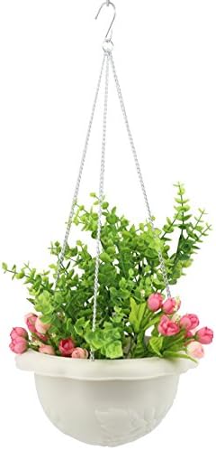 Hanging Plant Basket Flower Pot Chain Planter Holder with Indoor Outdoor 13" Diameter by Kingbuy