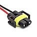 PartsSquare 4X 880 H11 881 Extended Wiring Harness Sockets Connector For Fog Driving Lights