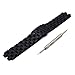 MOTONG Replacement Band for Pebble Steel 2 (Black)