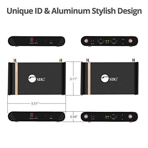 image for SIIG Dual Antenna Wireless Multi-Channel Expandable HDMI Extender with