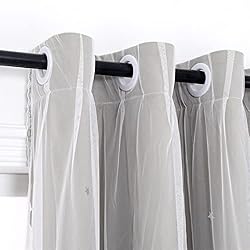 ZJXSNEH Tulle Curtains in The Living Room Curtains