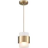 DEYNITE Modern Home Pendant Light Fixtures Brass Hanging Light for Kitchen Island