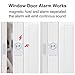 Window Door Alarms, HUMUTU 120 DB Pool Alarm for Doors, Magnet Triggered Pool Window Door Alarms