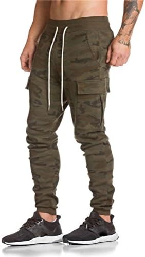 WOCACHI Men Harem Sweatpants Slacks Casual Jogger Dance Sportwear Baggy Trousers