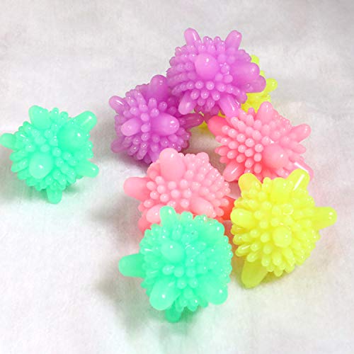 image for Feeke Dryer Balls, Eco Friendly Laundry Balls Colorful Reusable Dryer 