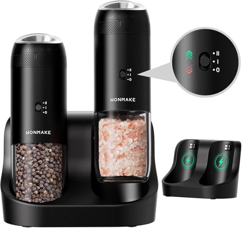 Günstige Gelegenheit! Der Preis für WONMAKE Elektrische Salz und... beträgt momentan 39,98€. Perfekt für dein Setup!