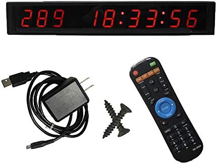 ト レ レ ニ ン Black Color マ イ ン 3x50x25mm グ ー ー カウントダウン時計 タ B07czb6p 屋内1インチの9桁ledカウントダウン時計クロスフィット社内トレーニングタイマーストップウォッチリモコンでのホームその他 各種 Size