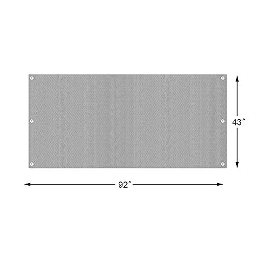 TANCHEN 52" x 90" Outdoor Swingset Shade Kids Playground Roof Canopy Waterproof Cover Replacement Tarp Sunshade