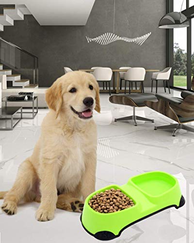 PET-voerbak voor honden en katten, met antislip siliconen onderkant, afgeronde en gladde randen, gemakkelijk te reinigen… - Afbeelding 3
