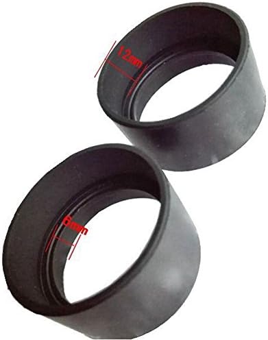 Srate 2 PCS Eyepiece Eye Shield 30MM Rubber Eye Guards Eye Cups for Microscope Telescope