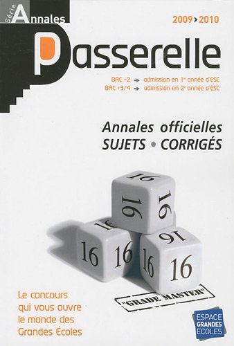 Annales passerelle ESC