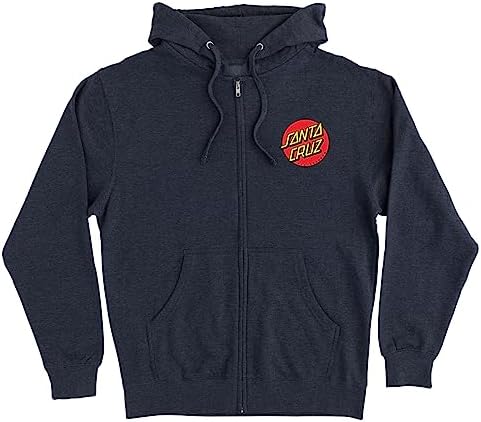Amazon.com: SANTA CRUZ Classic Dot Zip Hooded Heavyweight