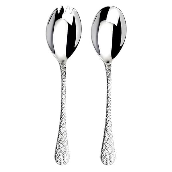 Arthur Price ZAVA0451 Avalon Salad Serving Spoon and Fork, Stainless Steel