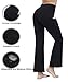Fengbay Bootcut Yoga Pants, Women's Bootleg Yoga Pants with Pockets Tummy Control 4 Way Stretch Plus Size Yoga Workout Pants