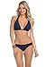 Becca by Rebecca Virtue Women's Color Code Sliding Halter Bikini Top (D+ Cup)