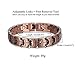 Feraco 99.99% Solid Copper Magnetic Therapy Bracelets for Men Arthritis Effective Pain Relief Vintage Copper Bracelet with Removal Tool