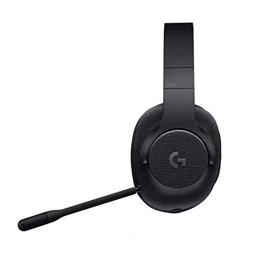 Logitech-G433-Auriculares-Gaming-con-Cable-Sonido-71-Surround-DTS-HeadphoneX-Transductores-40mm-Pro-G-Peso-Ligero-USB-y-Jack-Audio-35mm-PCMacNintendo-SwitchPS4Xbox-One-Negro