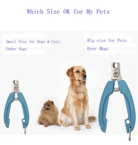 Liangery Dog Nail Clippers, Professional Nail Cutter for Dog and Cats Claws